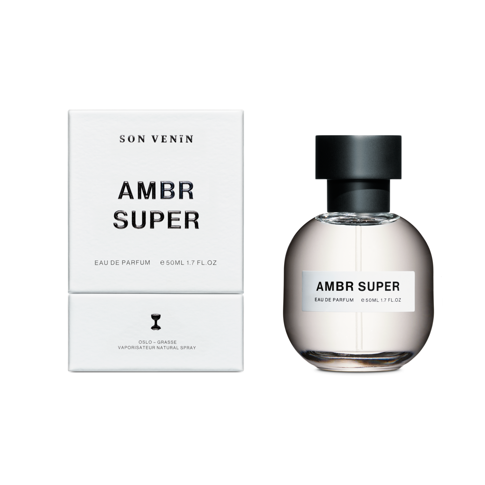 Son Venin AMBR SUPER Bottle and Packaging